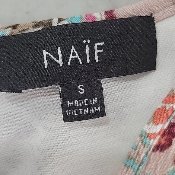 NAIF Boho Paisley Print Sleeveless Mini Dress in Soft Lightweight Fabric - Picture 7 of 8